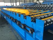 Chain Drive Glazed Tile Roll Forming Machine With Manual Decoiler 2-4m/min Productivity