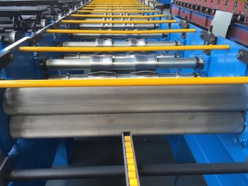 5.5KW AC Motor Corrugated Roofing Sheet Making Machine With Auto Stacker