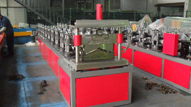 Metal Building Ridge Cap Roll Forming Machine 11 Stations PLC Control