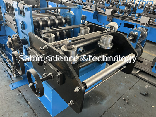 5T Hydraulic Decoiler Z Purlin Roll Forming Machine 24kw With PLC Control System