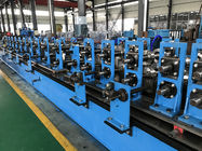 1.6 - 1.2mm Omega Purlin Roll Forming Machine Adjust by hand wheel