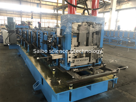 Automatic CZ Purlin Roll Forming Machine Chain Drive With PLC Control System