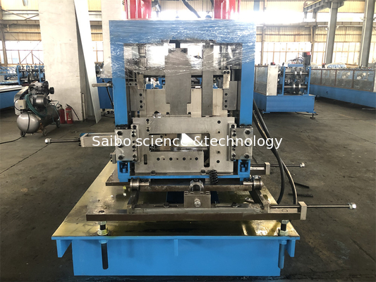 Automatic CZ Purlin Roll Forming Machine Chain Drive With PLC Control System